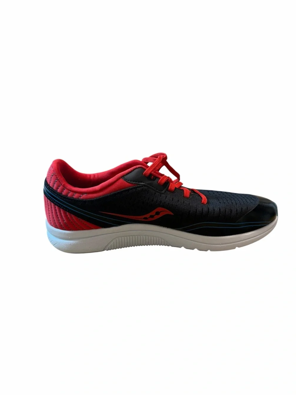 Saucony Kinvara 11 Running Shoes Men’s 7 Women’s 8.5 Black Red Mesh